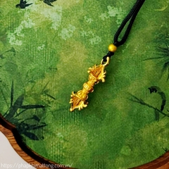 mặt dây hộ thân Sa Kim phong cách Tạng | Đại Bàng Kim Sí Điểu – Phổ Ba Kim Cang Chử hàng phục