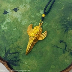 mặt dây hộ thân Sa Kim phong cách Tạng | Đại Bàng Kim Sí Điểu – Phổ Ba Kim Cang Chử hàng phục