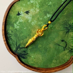 mặt dây hộ thân Sa Kim phong cách Tạng | Đại Bàng Kim Sí Điểu – Phổ Ba Kim Cang Chử hàng phục