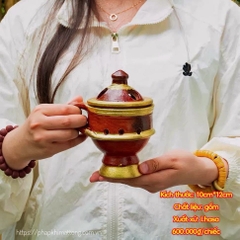 Lư Cúng Khói Sang Gốm Đất Nung Thủ Công Tây Tạng