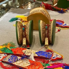 Trống Damaru làm từ da cừu