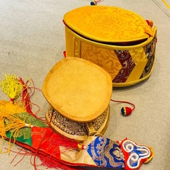 Trống Damaru làm từ da cừu
