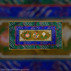 Vải lót pháp khí Kim Cang Chử – đế lót bình Bumba – đế Mandala – đế tháp Phật, tượng Phật  – đồ trang trí bày biện