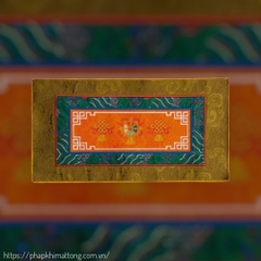 Vải lót pháp khí Kim Cang Chử – đế lót bình Bumba – đế Mandala – đế tháp Phật, tượng Phật  – đồ trang trí bày biện