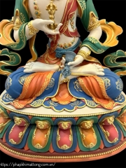 Tượng Vajrasattva 23cm – Sơn Khoáng Thủ Công Cao Cấp