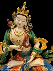 Tượng Vajrasattva 23cm – Sơn Khoáng Thủ Công Cao Cấp