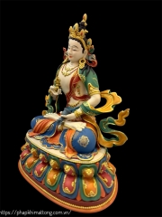 Tượng Vajrasattva 23cm – Sơn Khoáng Thủ Công Cao Cấp