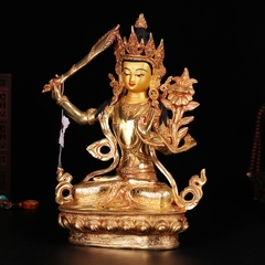 văn thù bồ tát,tượng Nepal, tượng mật tông, mật tông tây tạng