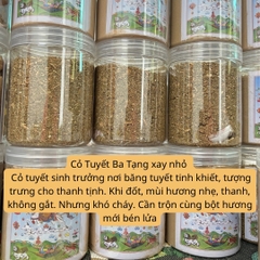 Cỏ Tuyết Ba Tạng xay nhỏ