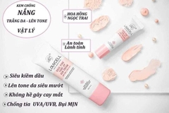 Kem Chống Nắng LOUVCELL Rose Pink Tone up SPF 50+ PA++++