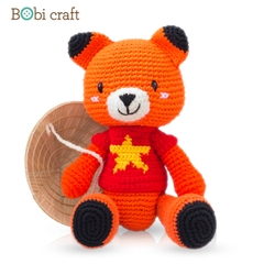 Thú bông len Bobicraft - Cáo Foxxie Việt Nam - Đồ chơi an toàn Quà tặng bé