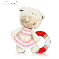 Thú bông len Bobicraft - Cừu Barbra tinh nghịch - Đồ bơi - Đồ chơi an toàn Quà tặng bé