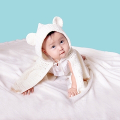 Quần áo trẻ em Bobicraft - Nón Gấu - Cotton hữu cơ organic an toàn