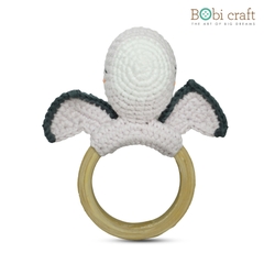 Thú bông len Bobicraft - Vòng lục lạc khủng long bay Pterano - Đồ chơi an toàn Quà tặng bé