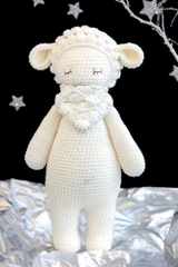 Thú bông len Bobicraft - Cừu cái đứng - bộ Platinum - Đồ chơi an toàn Quà tặng bé