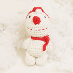 Thú bông len Bobicraft - Người tuyết đứng - Đồ chơi an toàn Quà tặng bé
