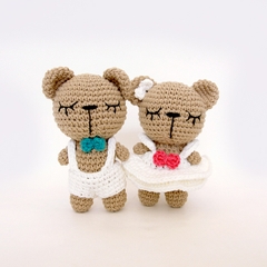 Thú bông len Bobicraft - Harry & Sophie Couple - Đồ chơi an toàn Quà tặng bé