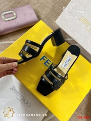 101-186 Fendi dép cao 1cm siêu cấp