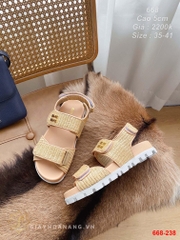 668-238 Miu Miu sandal cao gót 5cm siêu cấp