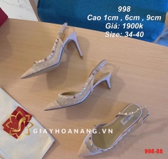 998-88 Valentino giày cao 1cm , 6cm , 9cm siêu cấp