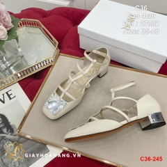 C36-245 Dior sandal cao 4cm siêu cấp