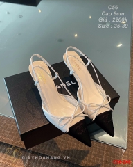 C56-240 Chanel sandal cao 8cm siêu cấp