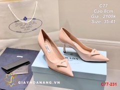 C77-231 Prada giày cao 8cm siêu cấp