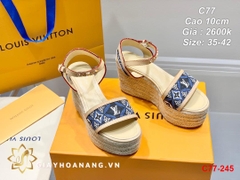 C77-245 Louis Vuitton sandal cao 10cm siêu cấp