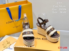 C77-256 Louis Vuitton sandal cao 10cm siêu cấp