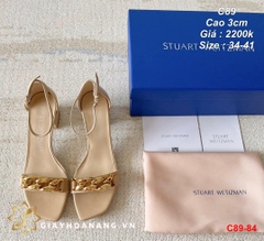 C89-84 Stuart Weitzman sandal cao 3cm siêu cấp