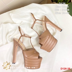 D126-39 Gucci sandal cao 15cm siêu cấp