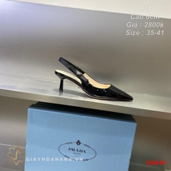 D34-91 Prada sandal cao gót 6cm siêu cấp