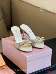 D888-159 Miu Miu dép cao 6cm, 8cm siêu cấp