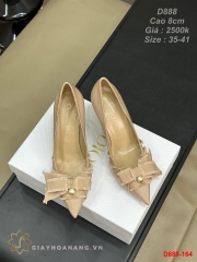 D888-164 Dior giày cao gót 8cm siêu cấp