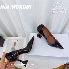 E11-97 Amina Muaddi giày cao 10cm siêu cấp