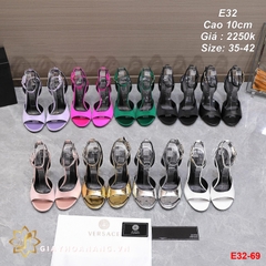 E32-69 Versace sandal cao 10cm siêu cấp