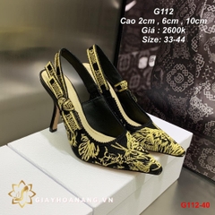 G112-40 Dior sandal cao 2cm siêu cấp