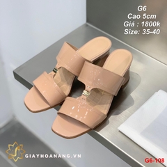 G6-108 Salvatore Ferragamo dép cao 5cm siêu cấp