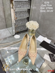 G76-42 Chanel giày cao 7cm siêu cấp