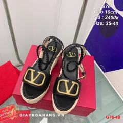 G76-49 Valentino sandal cao 10cm siêu cấp