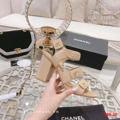 G85-30 Chanel sandal cao 10cm siêu cấp