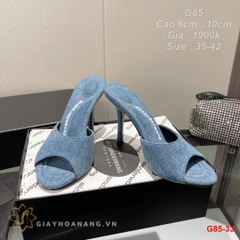 G85-33 Alexander Wang dép cao 6cm , 10cm  siêu cấp