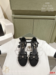 G86-4 Chanel sandal cao gót 5cm siêu cấp