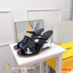 H104-32 Fendi sandal cao 10cm siêu cấp