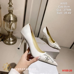H105-20 Jimmy Choo giày cao 8cm siêu cấp