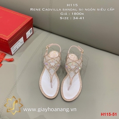 H115-51 Rene Caovilla sandal sỏ ngón siêu cấp