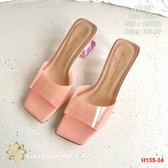 H135-34 Gianvito Rossi dép  cao 5cm siêu cấp