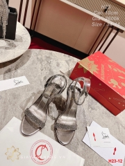 H23-12 Louboutin sandal cao gót 10cm siêu cấp