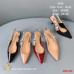 H28-234 Dior sandal cao 1cm , 6cm siêu cấp