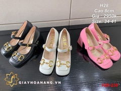 H28-238 Gucci giày cao 8cm siêu cấp